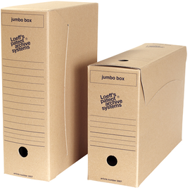 Fellowes Loeff's Patent 3007 Dateiablagebox Karton Braun