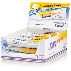 Sanct Bernhard Sport LIQUID Energie Pur Pfirsich-Maracuja 18 Tuben - 900 ml