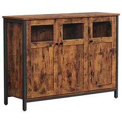 VASAGLE Sideboard, LSC099B01V1 braun 100,0 x 35,0 x 75,0 cm