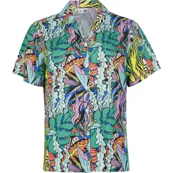 O'Neill Ocean Mission Shirt blue comic seaweed (35096) L
