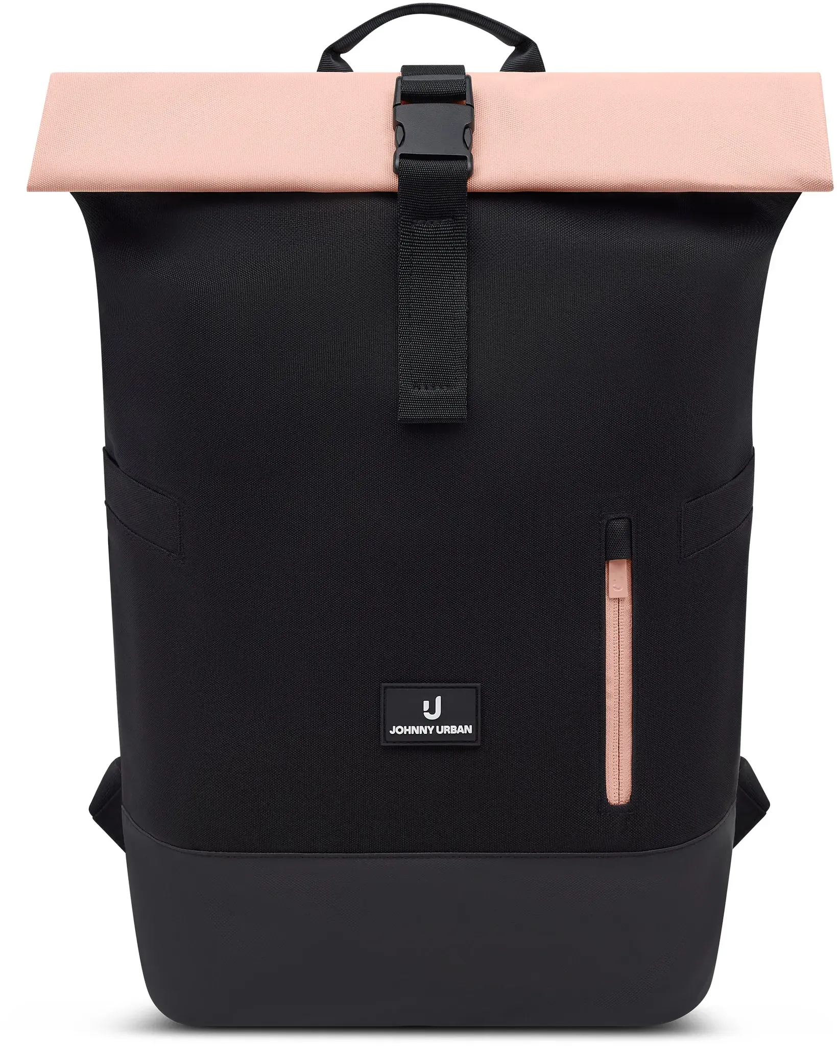 Johnny Urban Luca Medium - Rolltop Backpack 42 cm (black-rose)