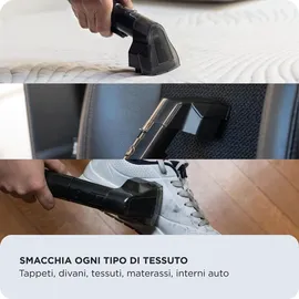 Ariete 2482/00 Teppichreinigungsmaschine Handgeführt Tief/dazwischen Schwarz