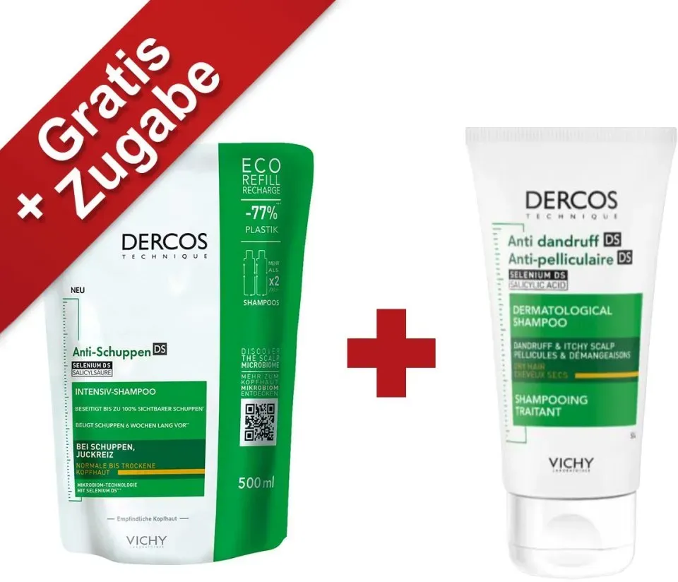 Vichy Dercos Anti-Schuppen Shampoo Trocken Nachfüllpack