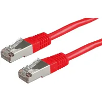 Roline Patchkabel Kat.5e (Class D) S/FTP, rot, 3 m