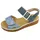 Rieker Klassische Sandalen Damen Blau 42