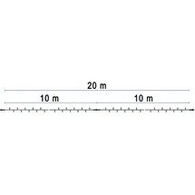 MK ILLUMINATION Lichterkette LED 20 m Wetterfest Weiß