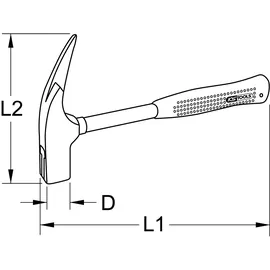 KS Tools Latthammer 600 g