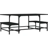vidaXL Couchtisch Schwarz Holzwerkstoff 100 x 50,5 x 40 cm