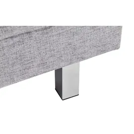 Sofa.de Schlafcouch Webstoff 2-Sitzer Grau