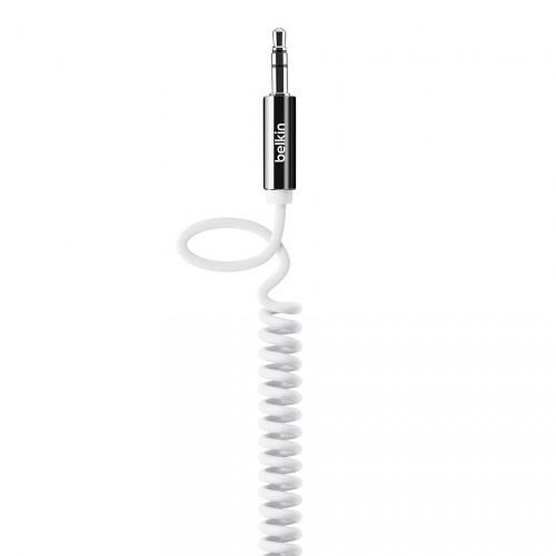 Belkin Mixit Audio Spiralkabel 1,8 m weiß 3,5 mm Klinkenanschluss