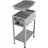 1-flammig 340 x 530 x 800 cm Edelstahl inkl. Rost und Pfanne