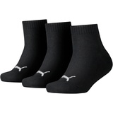 Puma Kinder Socken - Kids's Quarter, Multipack, Vorteilspack Schwarz 35-38