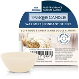 Yankee Candle Soft Wool & Amber Wax Melt Single Duftkerze