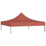 vidaXL Partyzelt-Dach 2x2 m Terracotta-Rot 270 g/m2