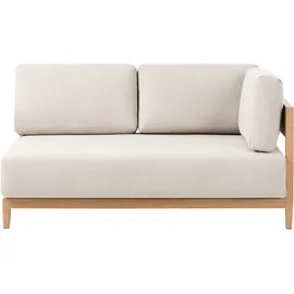 Beliani Sampieri Set 2-tlg. Hellbraun/Beige
