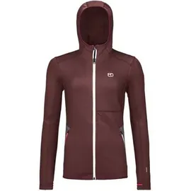 Ortovox Fleece Hoody winetasting rot S