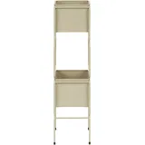 Beliani Pflanzenständer 75 x 20 x 20 cm Beige