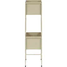 Beliani Pflanzenständer 75 x 20 x 20 cm Beige