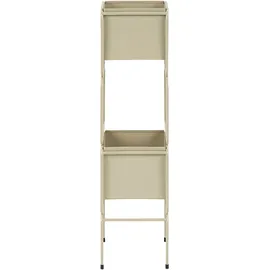 Beliani Pflanzenständer 75 x 20 x 20 cm Beige