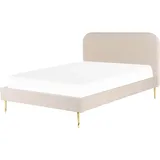 Beliani Beliani, Bett mit Lattenrost 140 x 200 cm