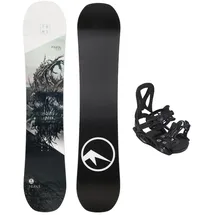 TRANS Junior Snowboard Set Pirate 140 cm Blau + Eco Pure Bindung blau 140 CM