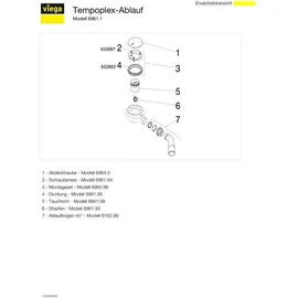 Viega Tempoplex Ablaufgarnitur 575625