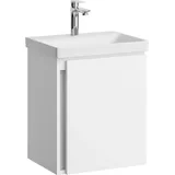 Planetmöbel Unterschrank mit Waschbecken 50 cm Weiß