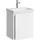 Planetmöbel Unterschrank mit Waschbecken 50 cm Weiß
