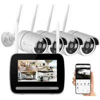 VisorTech Funk-Überwachungs-Set 2K Weiß