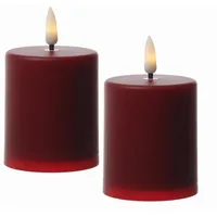MARELIDA LED Mini Kerzen 10 cm rot 2 St.