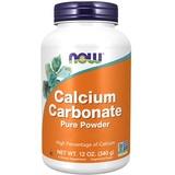 NOW Foods Calcium Carbonate, Pure Powder 340g)