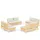vidaXL Garten-Lounge-Set 8-tlg. creme Kiefernholz
