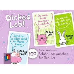 Dickes Lob! 100 Belohnungskärtchen für Schüler