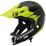 52-56 cm black/lime matt
