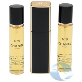 Chanel No. 5 Eau de Parfum refillable 20 ml + Eau de Parfum Nachfüllung 2 x 20 ml