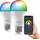 Calex Smart LED-Lampe E27 A60 9,4W CCT RGB, 2er-Set