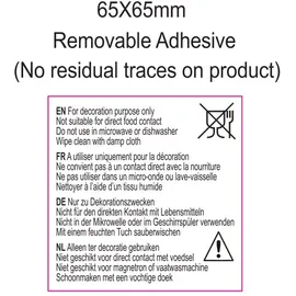 Mica decorations Vorratstopf Emily transparent 18 x 17 cm