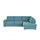 Betty Ecksofa Betty ¦ türkis/petrol ¦ Maße (cm): B: 265 H: 86 T: 207.0