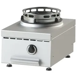 KBS Gastrotechnik KBS Gas Wokherd 1 Brenner Tischmodell 13Kw 400x600x300 mm Pilotflamme 3/4 Zoll