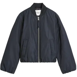Marc O'Polo DENIM Blouson im Aviator-Stil relaxed fit cropped aus recyceltem Polyester blau XL (42)