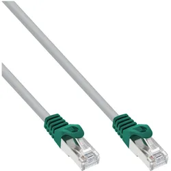 InLine Crossover Patchkabel - SF/UTP - Cat.5e - grau - 0,3m