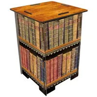 Werkhaus Photohocker Antike Bücher 30 x 42 x 30 cm Mehrfarbig