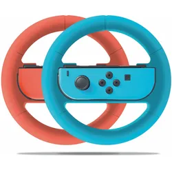 Nintendo Switch - Lenkrad 2 Stck. (rot+blau)