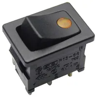 TRU Components 1587832 Wippschalter TC-R13-66B2-02 B/B 12 V/DC 16