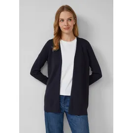 s.Oliver Cardigan aus Viskose-Baumwollmix Blau 40