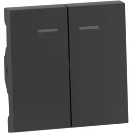 Legrand SEANO Serienwippe für beleuchtete Serienschalter, Doppelwechselschalter und Doppeltaster, anthrazit lackiert