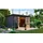 Karibu Pluto 7 3,90 x 2,73 m Grau