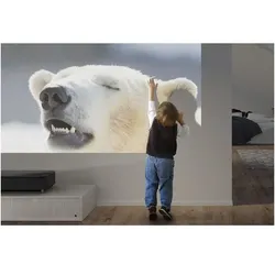 Epson EH-LS800B Ultrakurzdistanz Beamer mit 150` Projektion, Android TV und 4K-Auflösung für das Heimkino