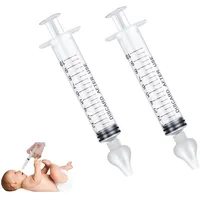 JUSONEY Nasendusche Baby – Profi-Baby Nasendusche, Mit Hochwertigen Nasenaufsätzen, aus Silikon, Sauber und wiederverwendbarer (2 stück)