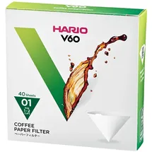 Hario V60 Filter Paper VCF-01–100M weiß 1x40